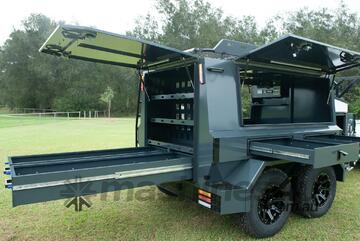 Trade King 8X5 Tradesman Trailer 3500 GVM Blue