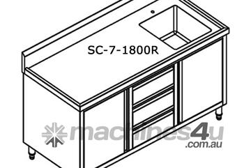 Sc 7 1800R H Cabinet With Right Sink