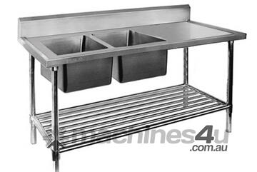 Dsb6 1500L/A Double Left Sink Bench With Pot Undershelf