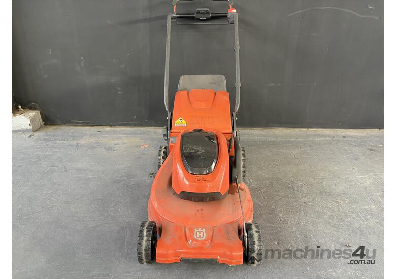 caption Husqvarna Battery Mower