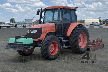 KUBOTA M1082 TRACTOR AND SLASHER