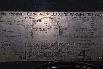 1998 Toyota 6FBR18 Electric Reach Forklift (Stand on)