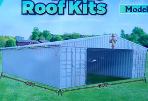 New 11m x 12m Shipping Container Steel Shed Roof Kit