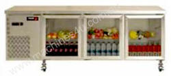 FAGOR 3 Glass Door SS Top Refrigerated Counter MGCR-210SGD