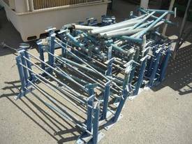 NEVER USED CONVEYOR GRAVITY ROLLERS/ 3M X 1M - picture0' - Click to enlarge