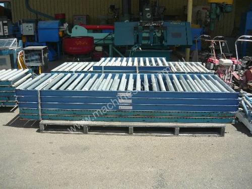 NEVER USED CONVEYOR GRAVITY ROLLERS/ 3M X 1M