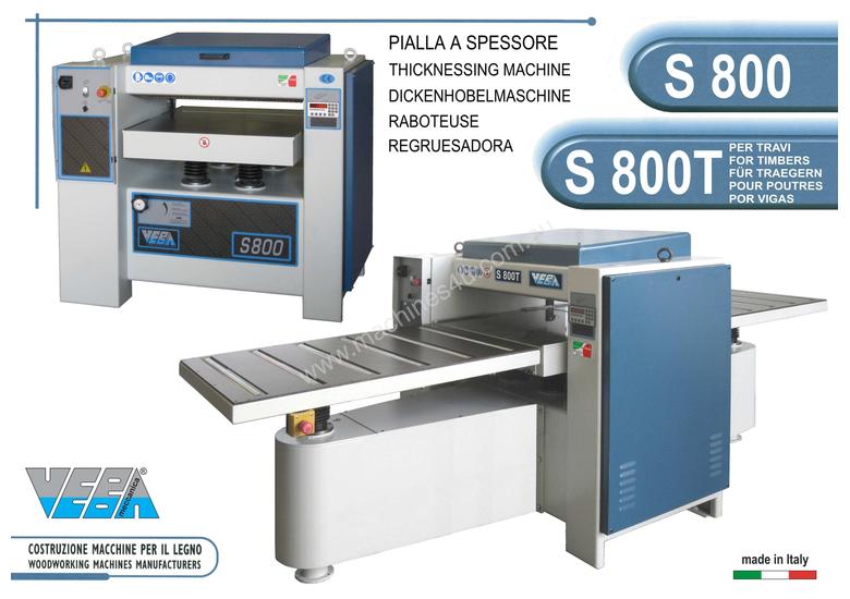 caption Thicknesser Veba S800 T CE