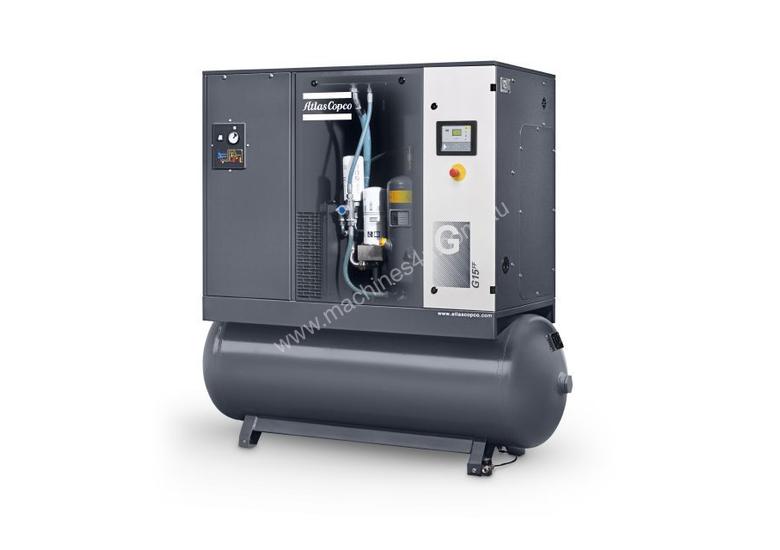 Click to view full size photos ELECTRIC ROTARY SCREW COMPRESSORS - G15 -76 CFM