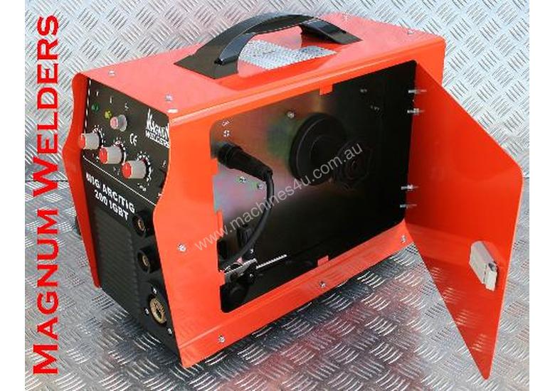 caption Magnum Welders Mig/Arc/DC Tig 200amp 4in1 Gassed & Gasless Welder $900