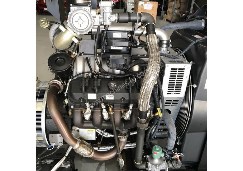 caption Kohler 110 kVA 125RZGC Gas Generator - LPG complied to Australian Standards