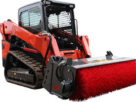 New Norm Engineering 1800mm 4-in-1 Bucket Broom Attachment to suit Skid Steer - picture0' - Click to enlarge