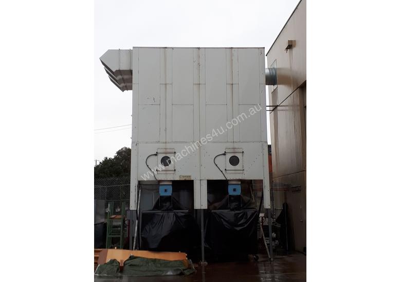 caption PRICE REDUCED on Large Reverse-Air Dust Extractor and Fan, 33,000 m3/hr, Fully Functional