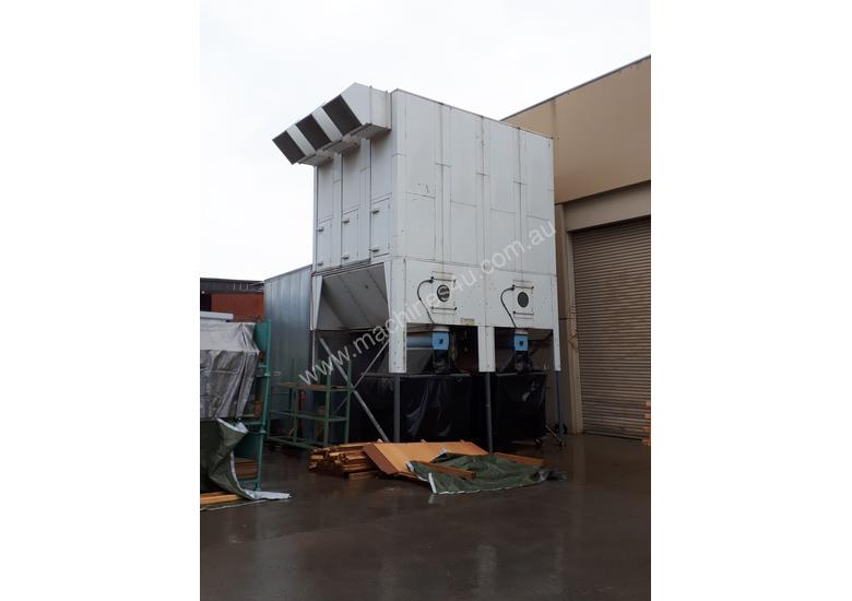 caption PRICE REDUCED on Large Reverse-Air Dust Extractor and Fan, 33,000 m3/hr, Fully Functional