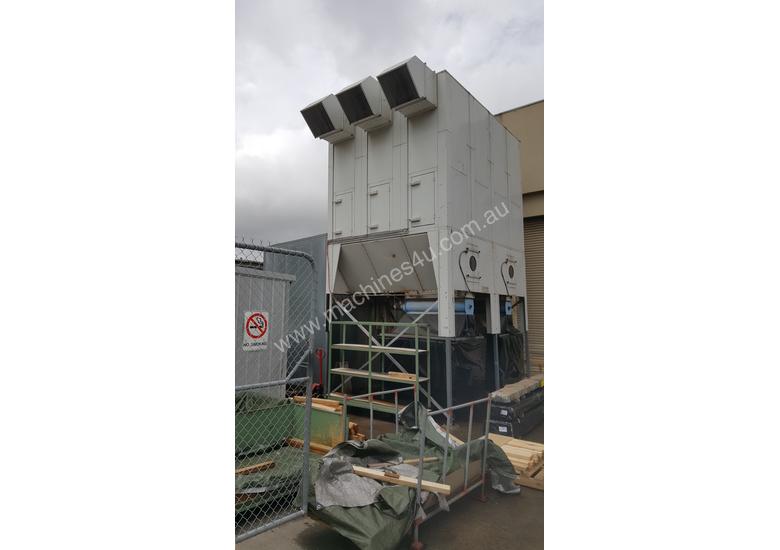 caption PRICE REDUCED on Large Reverse-Air Dust Extractor and Fan, 33,000 m3/hr, Fully Functional