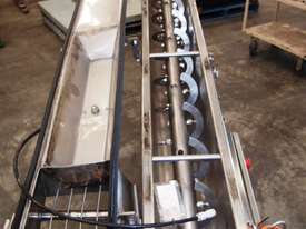 Trough Screw Conveyor, 160mm Dia x 2000mm L - picture1' - Click to enlarge