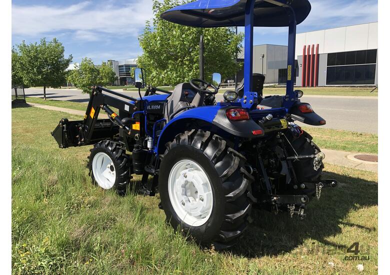 caption TANNERTRACK - LOVOL M504 50HP 4WD Tractor inc Loader & 4in1 Bucket
