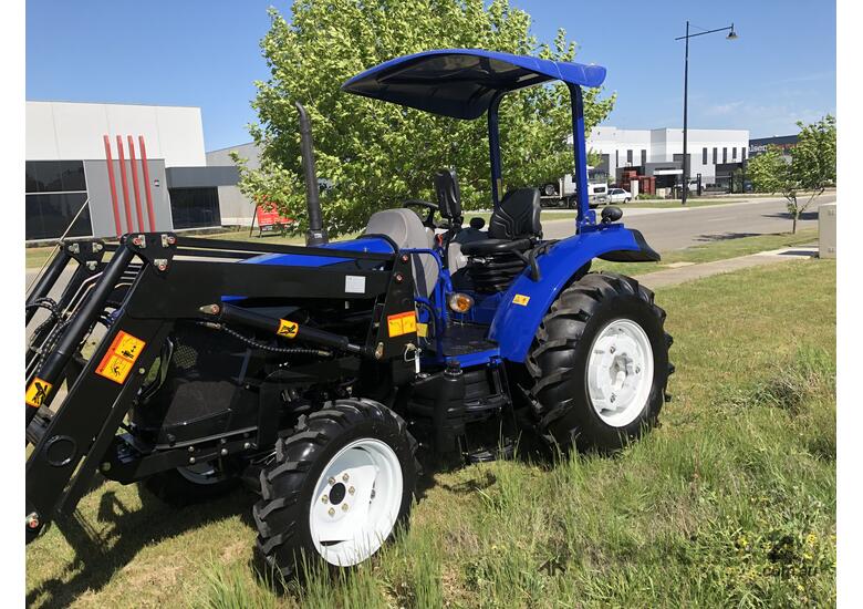 caption TANNERTRACK - LOVOL M504 50HP 4WD Tractor inc Loader & 4in1 Bucket