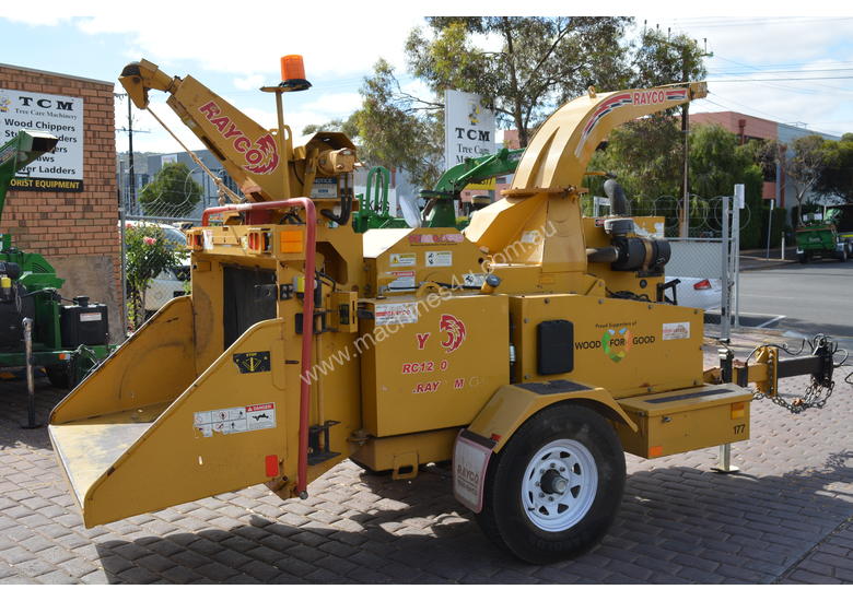 caption Rayco RC1220 12” Wood Chipper