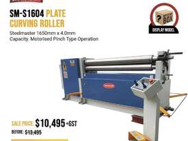 Be Quick - $3000 Off Showroom 1600mm x 4mm Single Pinch Power Curving Roller - picture0' - Click to enlarge
