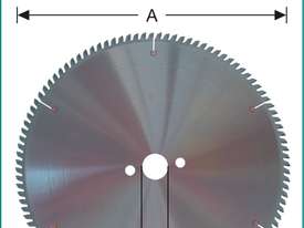 GERMAN CARBIDE-TIPPED SAW BLADES - POSITIVE RAKE - SUITABLE FOR ALL UP-CUT & REAR CUT MITRE SAWS  - picture1' - Click to enlarge