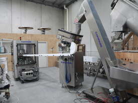 Continuous Plastic Lid Press Capping Machine - picture2' - Click to enlarge
