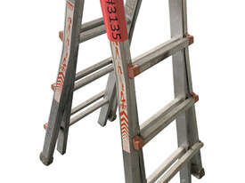 Waku Transformer Ladder Compact Telescopic Extension Double Sided Industrial 120kg - picture0' - Click to enlarge