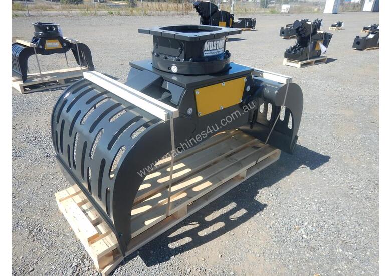 caption Mustang GRP1500 Rotating Grapple
