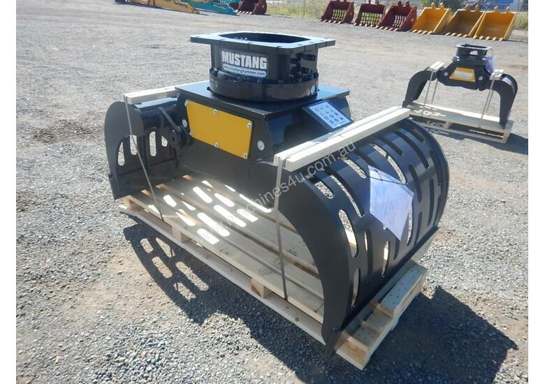 caption Mustang GRP1500 Rotating Grapple