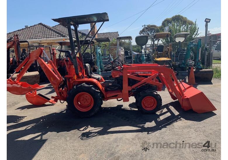 Used Kubota B7200 HST Backhoe in BROOKLYN, VIC
