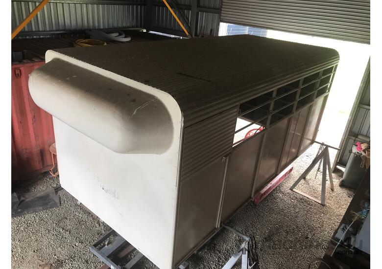 Used 2000 Austweld Engineering Horse crate 16 slide on Stock/Cattle