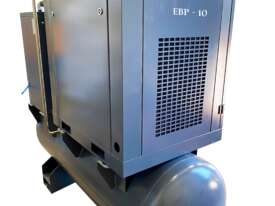 7.5kW Oil Injected Screw Compressor with tank and refrigerant dryer 38cfm  - picture1' - Click to enlarge