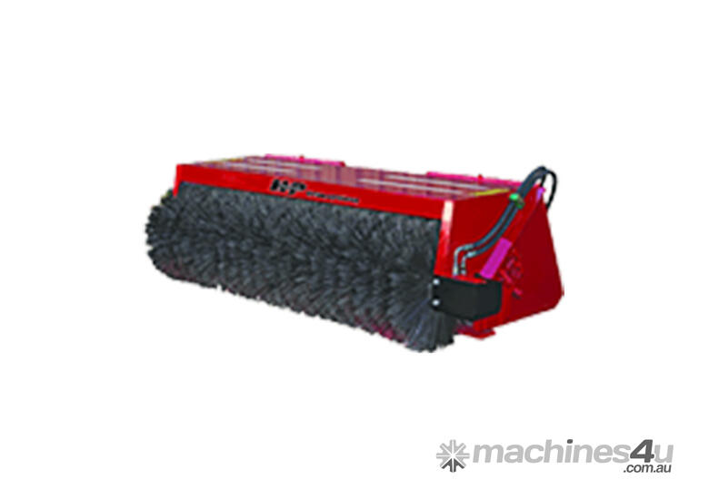 caption FINER HYDRAULICS - RW Reverse Sweeping Broom 20`` x 2000mm wide.