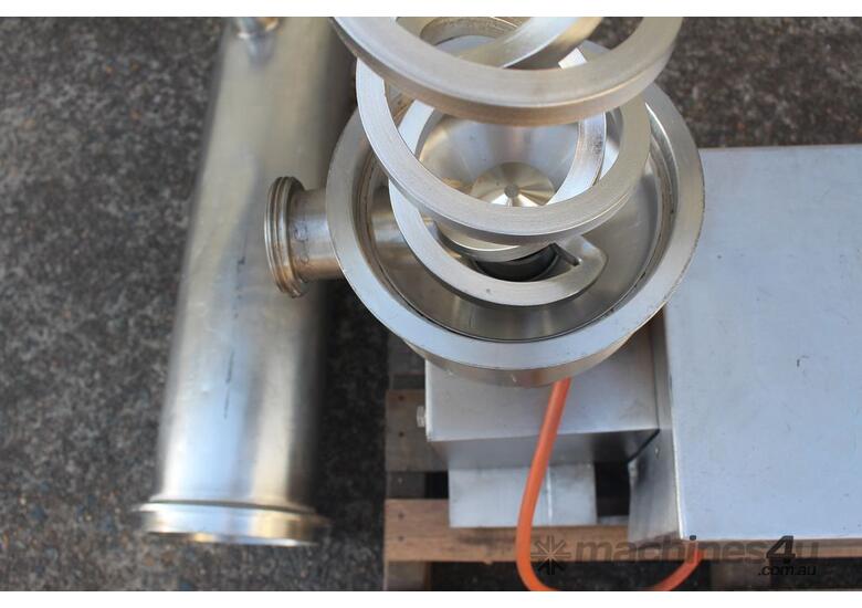 caption Stainless Steel Inline Dynamic Mixer.