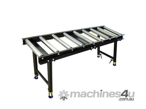 caption 1650mm x 470mm x 650-1100mm H Heavy Duty Roller Support Conveyor Stand 26123 by Oltre
