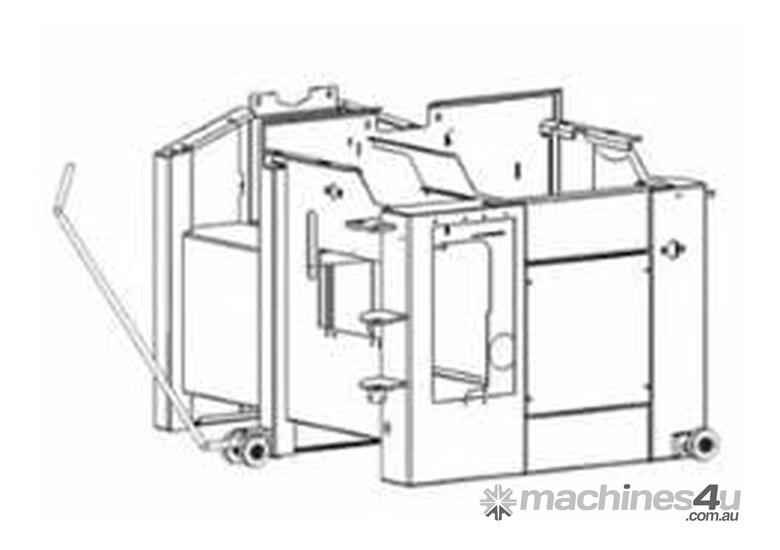 caption Mobility Kit Wheel System C300-MW60 suits C300 and C400 Combination Machines by Sicar