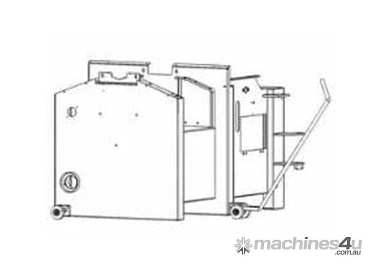 caption Mobility Kit Wheel System C300-MW60 suits C300 and C400 Combination Machines by Sicar