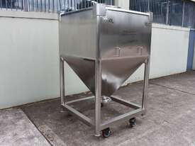 Stainless Steel Tote Bin. - picture1' - Click to enlarge