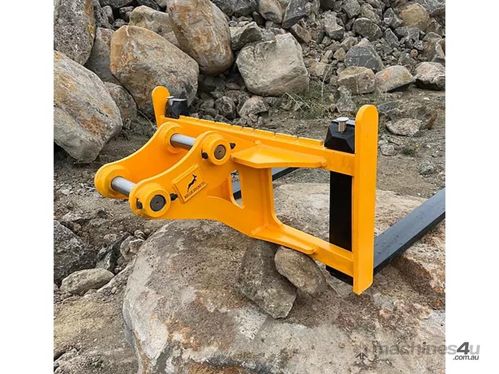 New Aussie Buckets Excavator Pallet Forks 235T Custom Built to Order