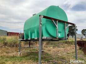 13,000L Skid Mounted Water Tank Spray Bar, On Stand Item Is In A Used Condition, No Lifting Faciliti - picture0' - Click to enlarge