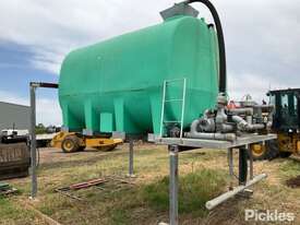 13,000L Skid Mounted Water Tank Spray Bar, On Stand Item Is In A Used Condition, No Lifting Faciliti - picture0' - Click to enlarge