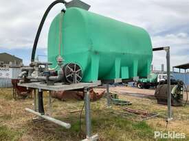 13,000L Skid Mounted Water Tank Spray Bar, On Stand Item Is In A Used Condition, No Lifting Faciliti - picture1' - Click to enlarge