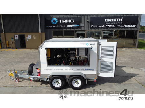 caption Metco Industrial 150 HP Water Blasting Trailer