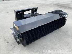 Hydraulic Industrial Angle Broom to suit Skidsteer - picture0' - Click to enlarge