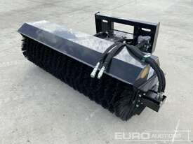 Hydraulic Industrial Angle Broom to suit Skidsteer - picture0' - Click to enlarge