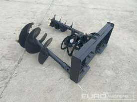 Hydraulic Auger Drive & 2 Augers to suit Skidsteer Loader - picture1' - Click to enlarge