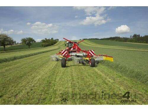 TOP twin rotor side swath rakes