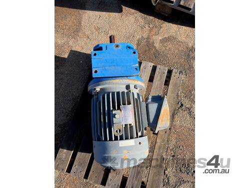 Teco Electric Motor With Reduction Drive