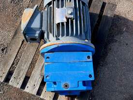 Teco Electric Motor With Reduction Drive - picture0' - Click to enlarge