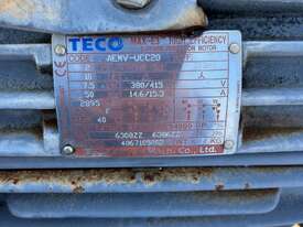 Teco Electric Motor With Reduction Drive - picture2' - Click to enlarge