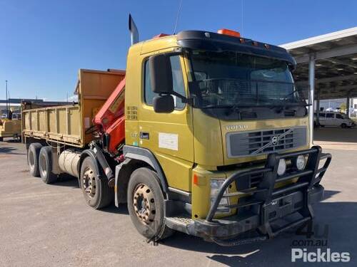 2008 Volvo FM440 Tipper Crane Truck (Day Cab)